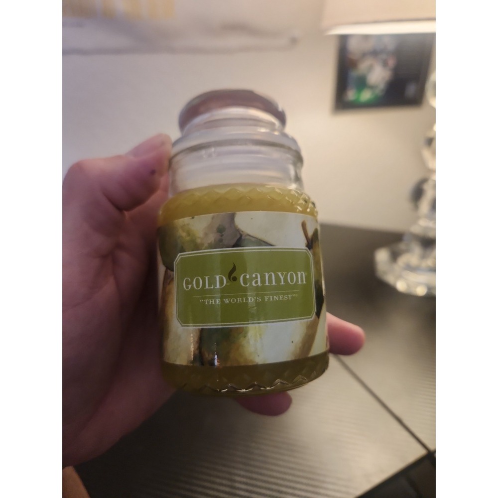 Gold Canyon Candles "Juicy Pear", 5 Oz Jar OOP